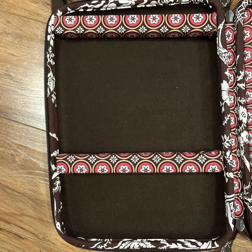 VERA BRADLEY Mini Laptop Hard Case with Shoulder Strap - Imperial Toile NWT NEW